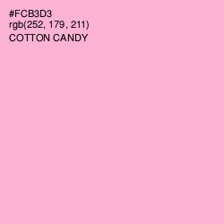 #FCB3D3 - Cotton Candy Color Image