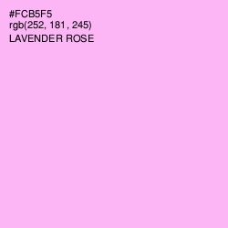 #FCB5F5 - Lavender Rose Color Image