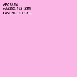 #FCB6E6 - Lavender Rose Color Image