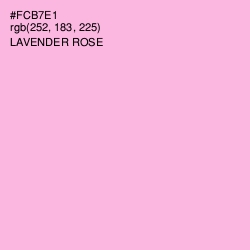 #FCB7E1 - Lavender Rose Color Image