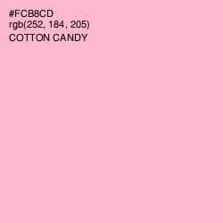 #FCB8CD - Cotton Candy Color Image