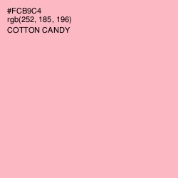 #FCB9C4 - Cotton Candy Color Image