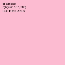 #FCBBD0 - Cotton Candy Color Image