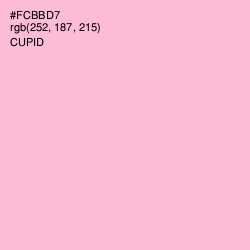 #FCBBD7 - Cupid Color Image
