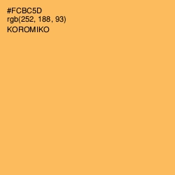 #FCBC5D - Koromiko Color Image