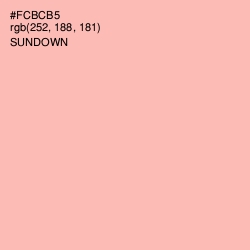 #FCBCB5 - Sundown Color Image