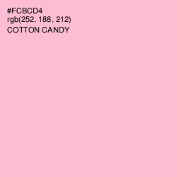 #FCBCD4 - Cotton Candy Color Image