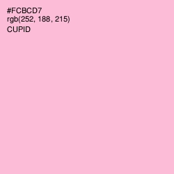 #FCBCD7 - Cupid Color Image
