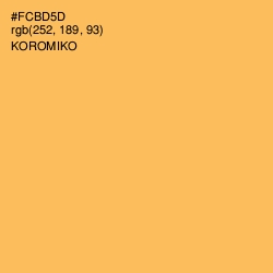 #FCBD5D - Koromiko Color Image