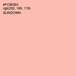 #FCBDB0 - Sundown Color Image