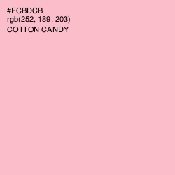 #FCBDCB - Cotton Candy Color Image