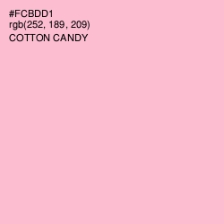 #FCBDD1 - Cotton Candy Color Image