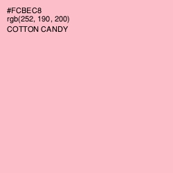#FCBEC8 - Cotton Candy Color Image