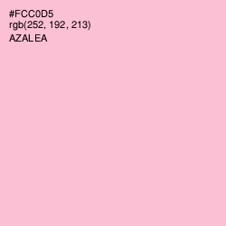 #FCC0D5 - Azalea Color Image