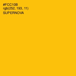 #FCC10B - Supernova Color Image