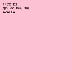 #FCC1D2 - Azalea Color Image