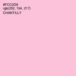 #FCC2D9 - Chantilly Color Image