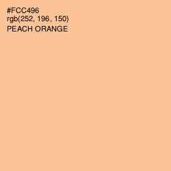 #FCC496 - Peach Orange Color Image