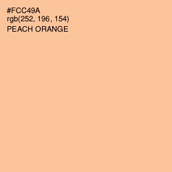 #FCC49A - Peach Orange Color Image