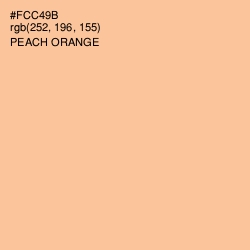 #FCC49B - Peach Orange Color Image