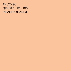 #FCC49C - Peach Orange Color Image