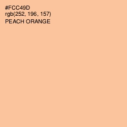 #FCC49D - Peach Orange Color Image