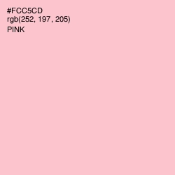 #FCC5CD - Pink Color Image