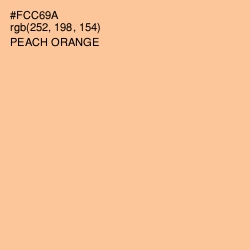 #FCC69A - Peach Orange Color Image