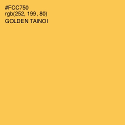 #FCC750 - Golden Tainoi Color Image