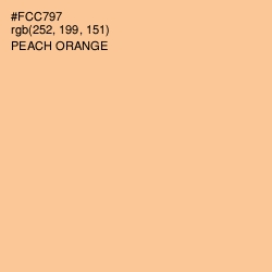 #FCC797 - Peach Orange Color Image