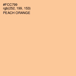 #FCC799 - Peach Orange Color Image