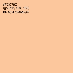 #FCC79C - Peach Orange Color Image