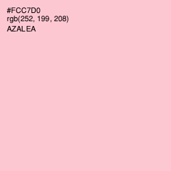 #FCC7D0 - Azalea Color Image