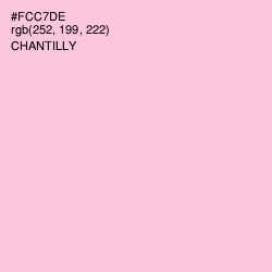 #FCC7DE - Chantilly Color Image