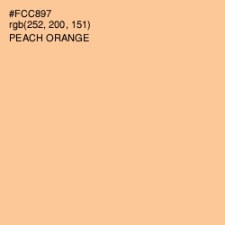 #FCC897 - Peach Orange Color Image