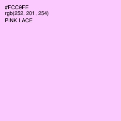 #FCC9FE - Pink Lace Color Image