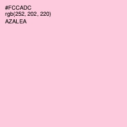 #FCCADC - Azalea Color Image