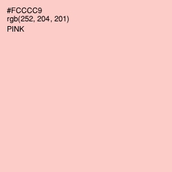 #FCCCC9 - Pink Color Image