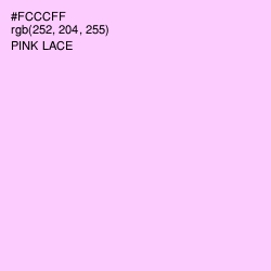 #FCCCFF - Pink Lace Color Image