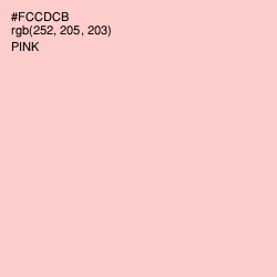 #FCCDCB - Pink Color Image