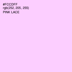 #FCCDFF - Pink Lace Color Image