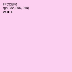 #FCCEF0 - Classic Rose Color Image