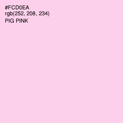 #FCD0EA - Pig Pink Color Image