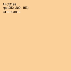 #FCD199 - Cherokee Color Image