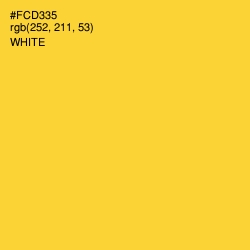 #FCD335 - Bright Sun Color Image