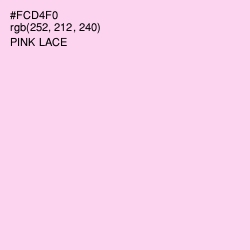 #FCD4F0 - Pink Lace Color Image