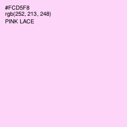 #FCD5F8 - Pink Lace Color Image