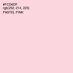 #FCD6DF - Pastel Pink Color Image