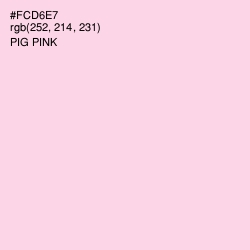 #FCD6E7 - Pig Pink Color Image