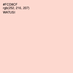 #FCD8CF - Watusi Color Image